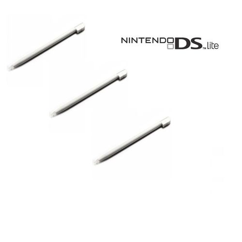 Pack De 3 Stylets Pour Nintendo Ds Lite (Ndsl Dsl) - Blanc
