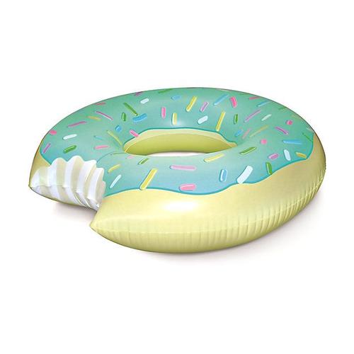 Beach Toy ® - Bouée Géante Gonflable Donut Bleu, Mega Fun Party