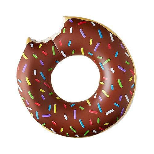 Bouée Géante Gonflable Donut Chocolat, Spécial Pool Party - Beach Toy ®