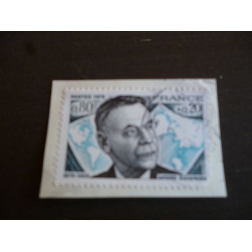 Timbre France 1975:André Siegfried 1875-1959.
