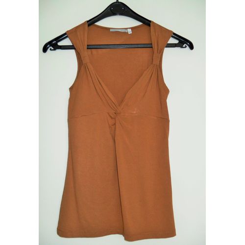 Débardeur À Noeud. T-Shirt. Marron. 3 Suisses . Taille S