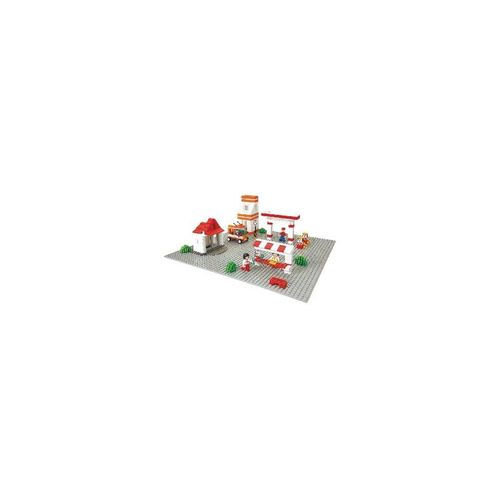 Building Blocks Town Series Basic Building Plate 40 X 40 Cm Grey Sluban M38-B0182