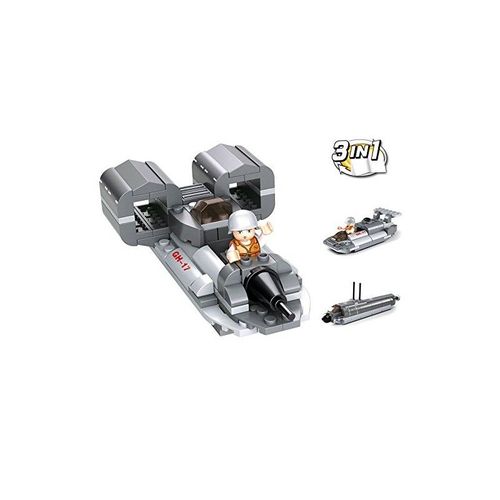 Sluban- M38-B0537f - Le Bateau  - 3 En 1