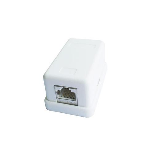 Cablexpert NCAC-HS-SMB1 - Boîtier du répartiteur surface réseau - RJ-45 - blanc