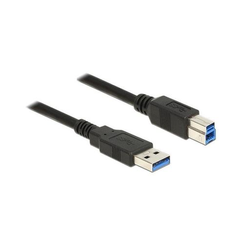Delock - Câble USB - USB type A (M) pour USB Type B (M) - USB 3.0 - 1.5 m - noir