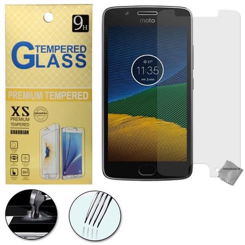 Film De Protection Vitre Verre Trempe Transparent Pour Motorola Moto G5