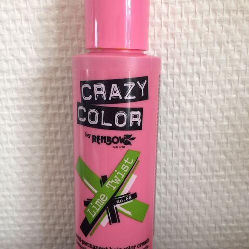 Crème Colorante Semi-Permanente Crazy Color - Couleurs Crazy Color - 68 Lime Twist 