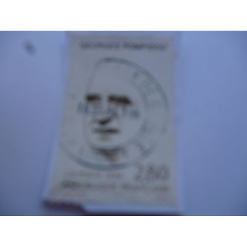 Timbre France 1994:Georges Pompidou.