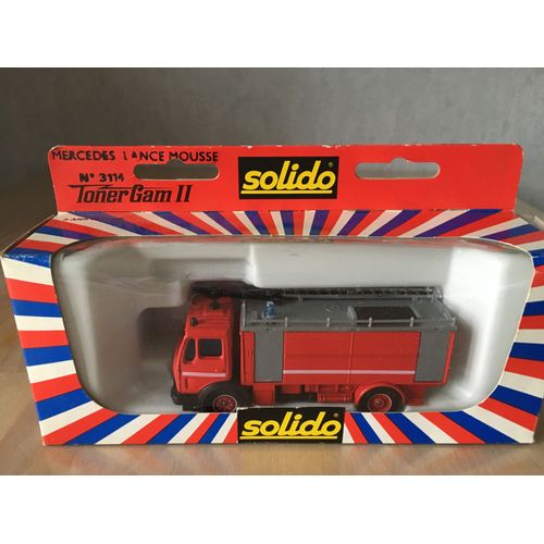 Solido 3114 Camion Pompier Lance Mousse Mercedes-Solido