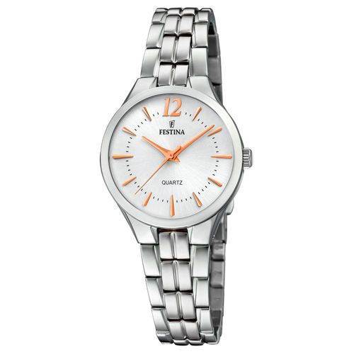 Festina Montre Femme Mademoiselle Analogique Quartz Acier Inoxydable Argent Uf20216/1