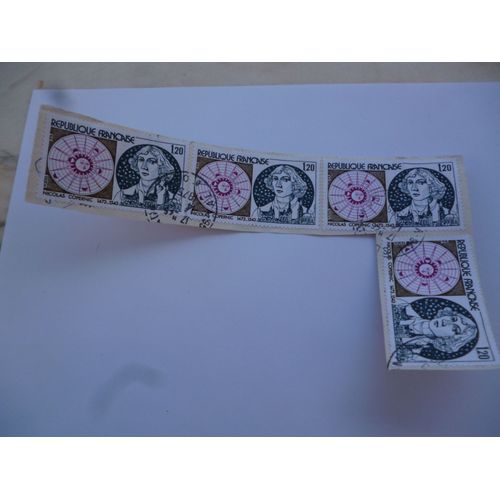 Ensemble De 4 Timbres: Nicolas Copernic.
