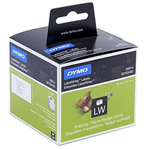 Dymo Labelwriter Étiquettes D'éxpédition Adhésif Permanent 54x101mm - Rouleau De 220 Étiquettes