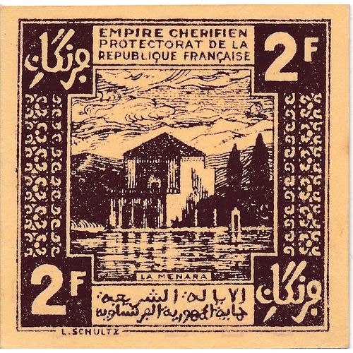 Billet Empire Chérifien Dahir Du 6 Avril 1944 2 F