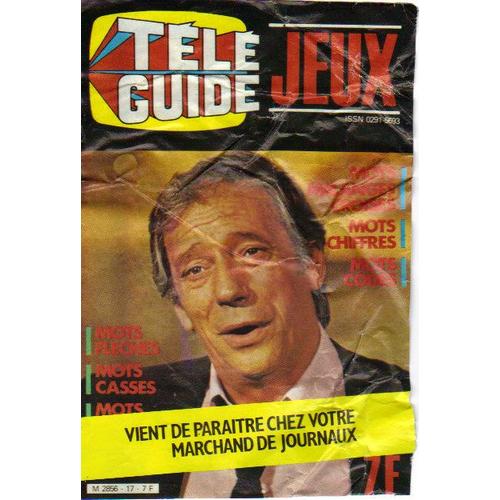 Couverture Seule / Yves Montand / John Wayne / Tele Guide Jeux  17 