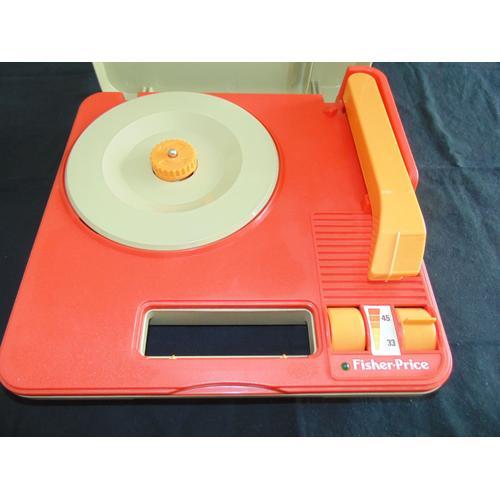 Tourne Disques Électrophone Fisher Price vintage 1983