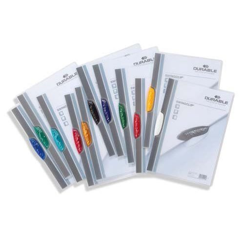 Durable 226000 Swingclip Chemise De Présentation Transparente A4 30 Feuilles Clip Pivotant Assorti Lot De 25