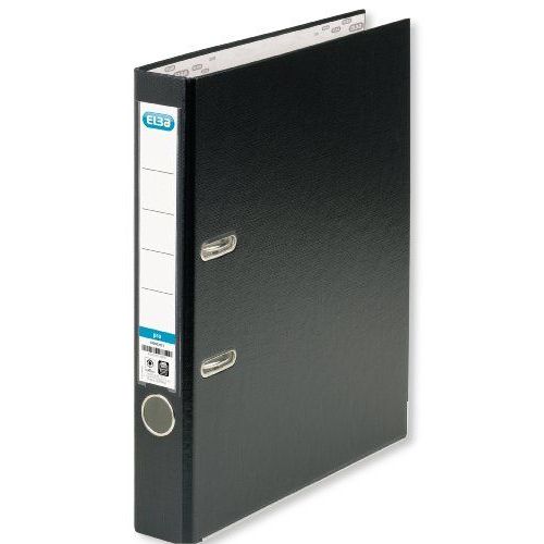 Elba 10453bl Dossier Smart Pro, A4, Dos Largeur 5  Cm, Étiquette Interchangeable, Lot De 10, Bleu Classeur Smart Pro Noir