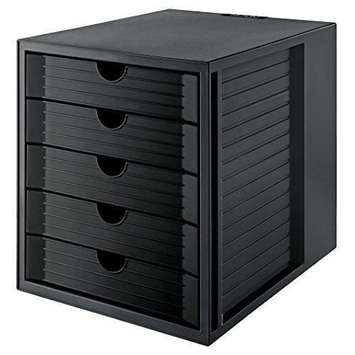 Han 14508-13 Systembox Karma Module De Classement 5 Tiroirs Noir Écologique