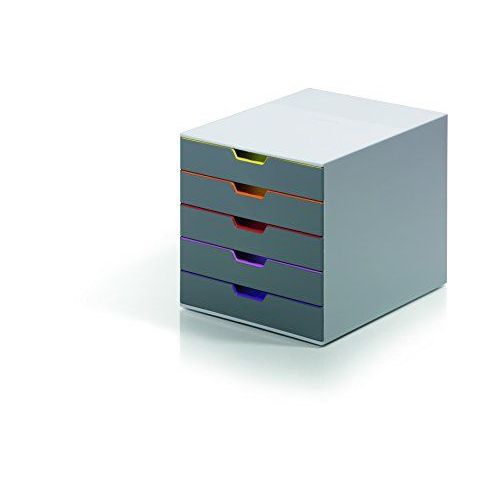 Durable 760527 Varicolor Module De Classement 5 Tiroirs