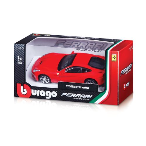 Véhicules Miniatures Die Cast 1/43 Ferrari - Présentoir De 12 Pièces