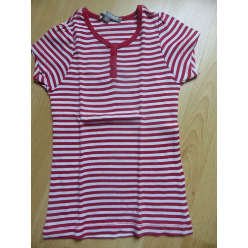 T-Shirt Vynil Fraise Coton 4 Ans Rouge