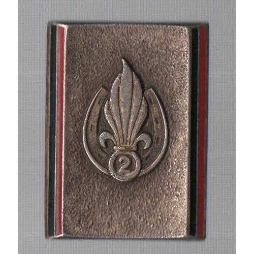 Insigne Du 2 Regiment Etranger De La Legion , Fab: Drago , Periode Afn
