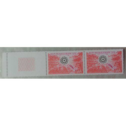 Bloc 2 Timbres France 1974 Surregénérateur Phoenix Yvert Et Tellier N°1803 Bord De Feuille Neufs Gomme Intacte
