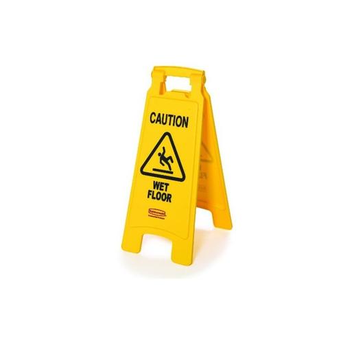 Rubbermaid Panneau D'avertissement Caution Wet Floor Fg611277yel