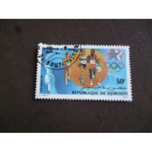 Timbre Djibouti 1984:Jo De Los Angeles:Marathon.