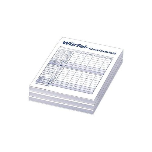 Rnk 5803 - Jeu De Dés Gain De Bloc De Feuilles Din A6 3 X 85 Feuilles Rnk - Verlag