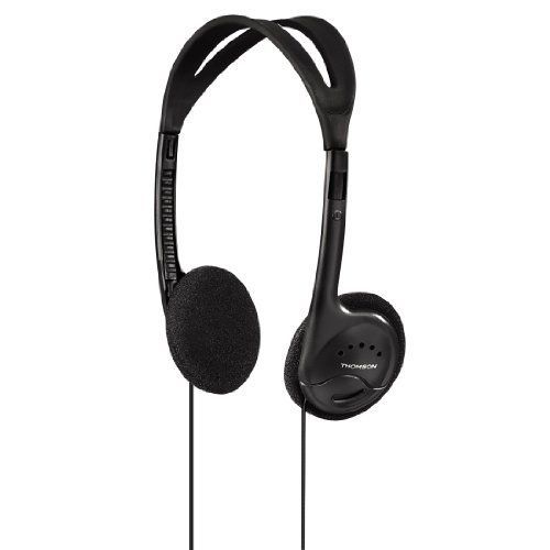 THOMSON-Casque léger HED301, supra-aural, 54 g, membrane de 27 mm, 95 dB