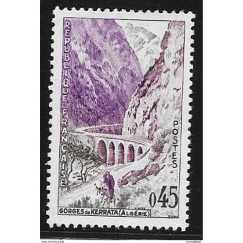 Timbre France Neuf , N° Yvert Et Tellier 1237 = 45 Centimes,Gorges De Kerrata,En Algérie