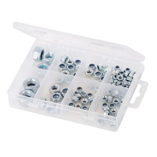 Coffret d'écrous autofreinés - 108 pcs