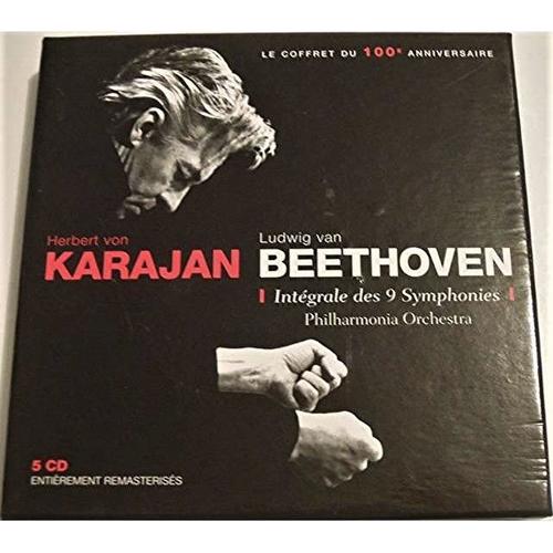 Von Karajan : Ludwig Van Beethoven : Intégrale 9 Symphonies (Coffret Du 100ème Anniversaire - 5cd) 