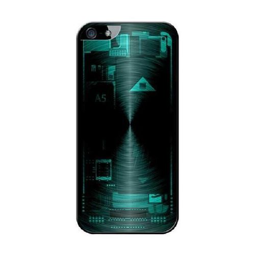 Coque Case Iphone 4 / 4s Géométrique Rayon X Violet