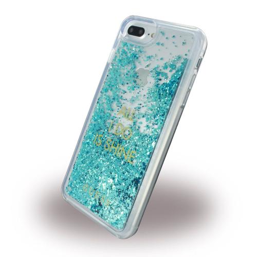 Guess - Liquid Glitter Shine Guhcp7lgluqbl - Hard Cover - Apple Iphone 6 Plus, 6s Plus, 7 Plus