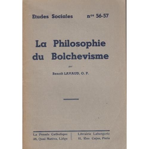 La Philosophie Du Bolchevisme