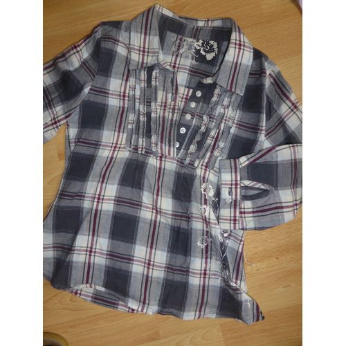 Chemise Complices Coton 6 Ans Gris