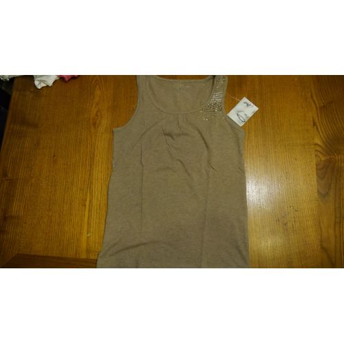 Débardeur Cfk Coton 10 Ans Beige