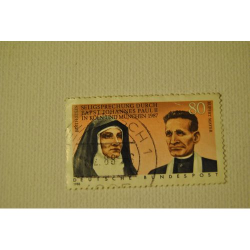 Timbre Allemagne Béatification De Edith Stein Et Rupert Mayer, 1988