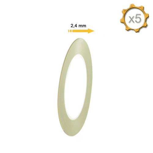 Ruban adhésif de masquage 3M 218 fine line 2.4mm x 55m x5