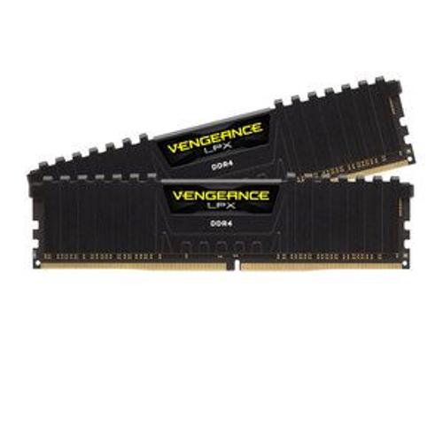 Memoire RAM Corsair Vengeance LPX Series Low Profile 16 Go (2x 8 Go) DDR4 2666 MHz CL16 - Kit Dual Channel 2 barrettes de RAM DDR4 PC4-21300 - CMK16GX4M2Z2666C16