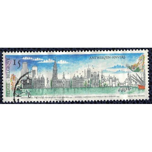 Belgique 1993 Oblitéré Used Antwerpen Capitale Culturelle De L'europe