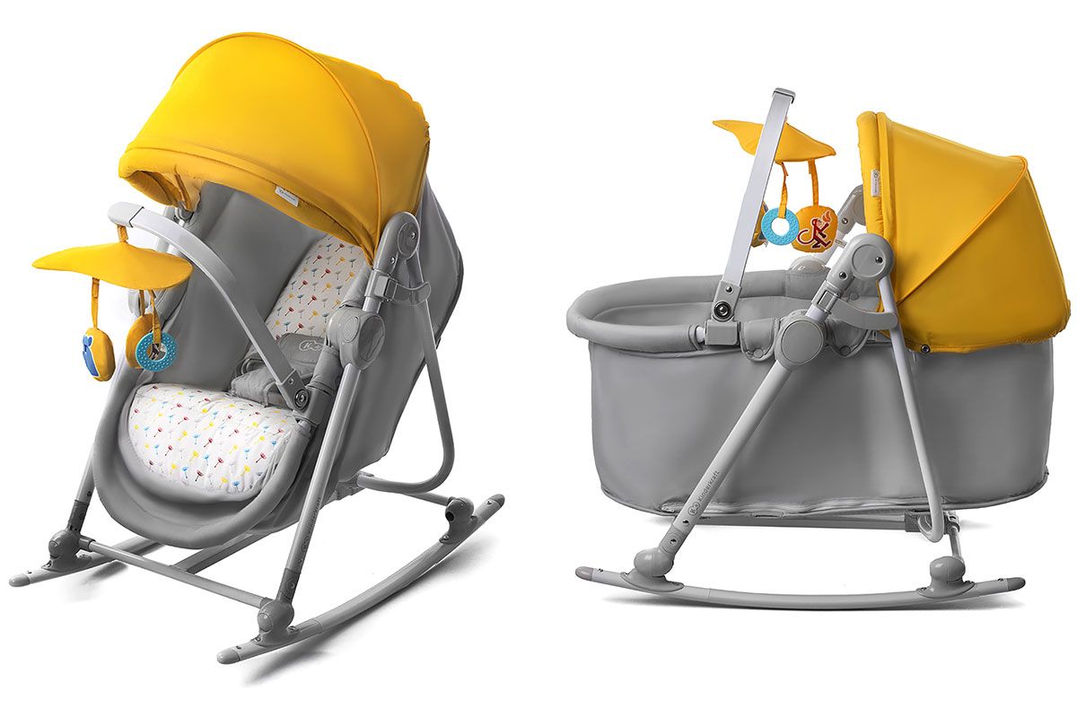 Transat Balancelle Siege Lit Berceau Enfant Bebe 0 18kg Unimo 5en1 Jaune Rakuten