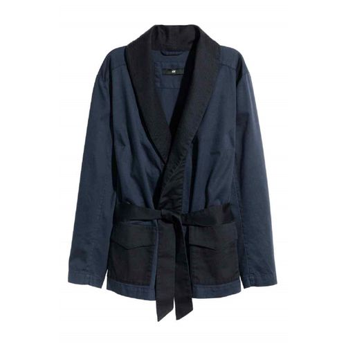 Veste Kimono Marine Et Noir - H&m - T.42 - Neuve