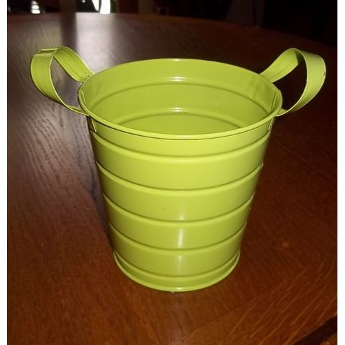 Cache Pot Métal Anis Diam 13 Cm X 13 Hauteur 