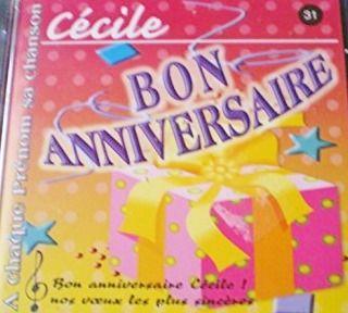 Bon Anniversaire Cecile Cd Rakuten