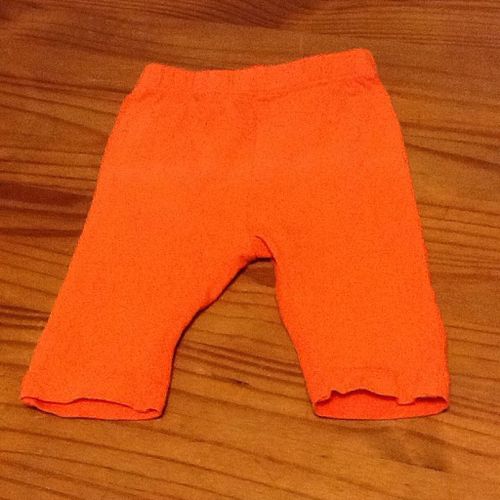 Pantacourt Bebe Orange 9 Mois