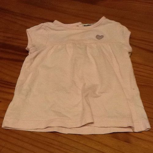 T-Shirt Tape A L Oeil Pour Bebe 9 Mois Rose