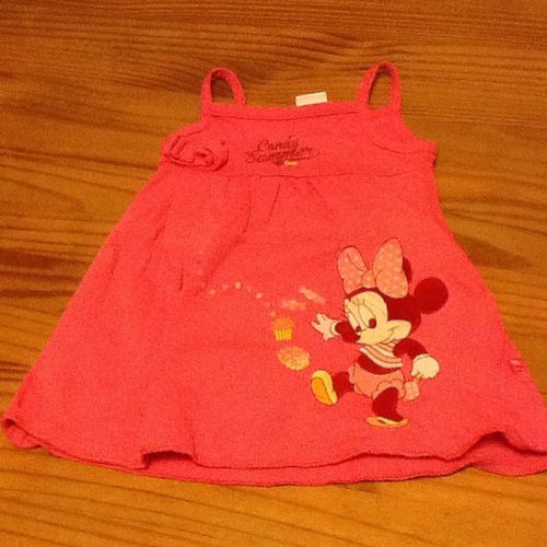 Robe Bebe Rose Disney 9 Mois